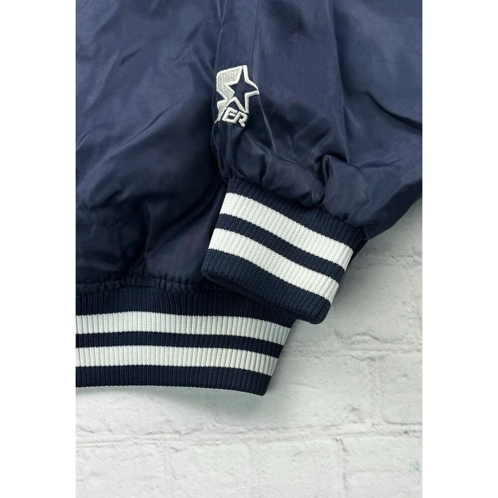 Vintage New York Yankees Starter Jacket Satin MLB Diamond Collection Men’s Large